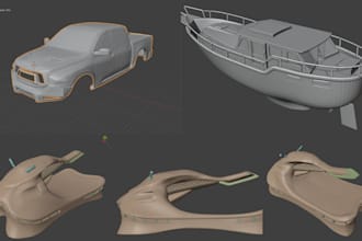 3d car model automotive and vehicle model stl file for printing 3d product model