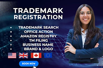 be trademark registration attorney amazon brand registry in US, UK and canada