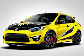 design car wrap, vehicle wrap design
