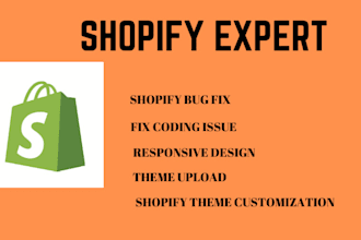 do shopify theme customization, shopify custom coding , liquid section, bug fix