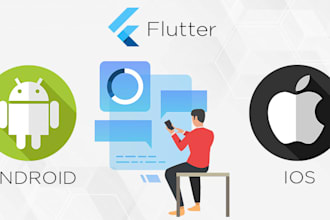 android and ios app with flutter