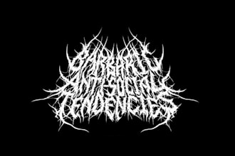 draw black, slam, or death metal logo for your band
