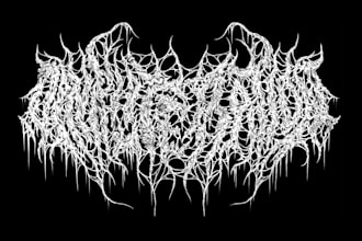 design your black, slamming, brutal, death metal band logo