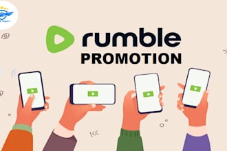 do super fast organic rumble promotion with active audience
