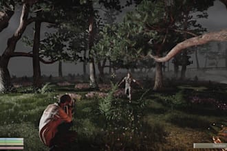 buildup first or third person open world survival fastasy rpg and mmorpg game