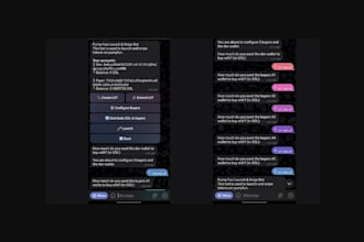 develop pump fun bundler bot telegram crypto bot solana volume bot market maker