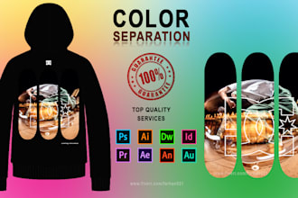 expert cmyk and spot color separation for print ready files