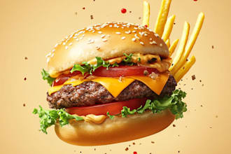 design promotional food posters and graphics