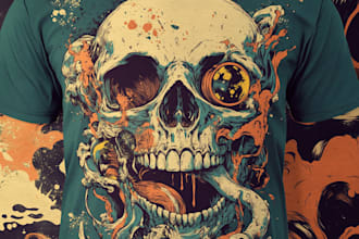 make vintage retro tshirt design for you