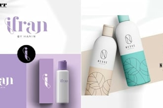 do  design luxury fashion cosmetic logo and branding