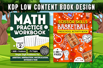 design kdp low content book, kdp book cover for amazon kdp