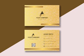 do professional and unique business card