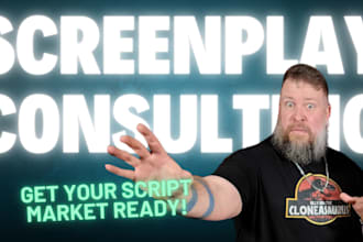 be your script doctor or script consultant
