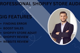 review your shopify site for design and conversion improvements