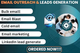 offer high converting email outreach, linkedin lead generation, cold email