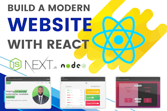develop a high speed react web app with API integration