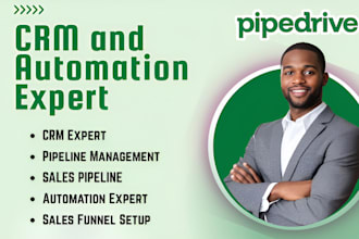 pipedrive expert automation sales pipeline database pipedrive crm  pipeline ai