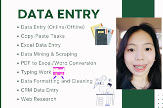 do accurate data entry and fast typing services in 5 hours