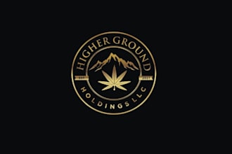 design cannabis distribution manufacturing company appeal logo