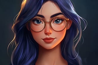 draw  full color caricature in 24 hours