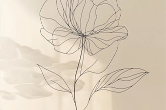 draw botanical illustration art for you