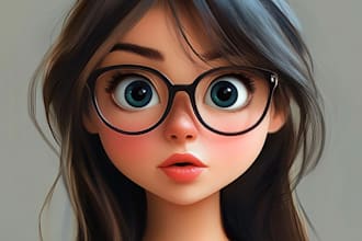 design a 2d cartoon character