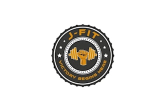 make strong powerful classic gym logo