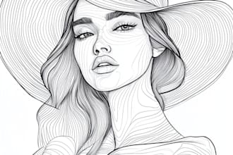do product line art, photo line drawing and vector line art