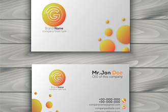 create minimalist unique luxury business card design