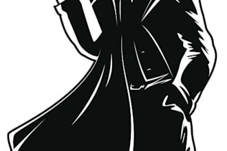 create silhouette vector or stencil art from an image