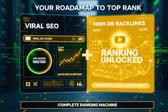 do viral youtube video SEO and authority backlinks for top ranking