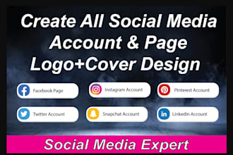 setup social media business pages, optimize profiles for maximum reach