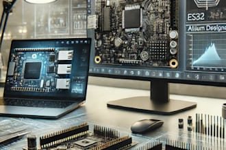 do custom pcb design and layout , single layer, multi layer