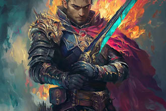 make a dnd character art and dnd character art