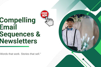 write compelling email copy, newsletters and email sequences