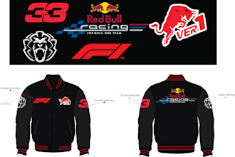create amazing varsity jacket design within 24 hours