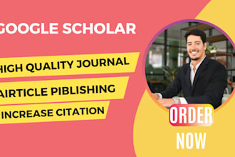 write and publish article in google scholar peer reviewed indexed journal