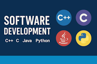 create programs in c python java with excellent skills