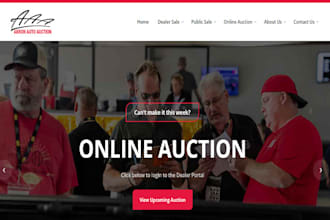create car rental website, car listing website, auction website, car auction