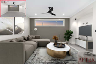 do virtual staging and virtual renovation for your listing