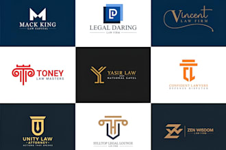make a professional law firms, lawyer, advocate, attorney and legal logo design