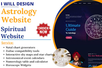 astrology website horoscope natal chart zodiac numerology spiritual website
