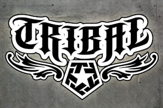 do metal tribal y2k techno hip hop trap lettering logo