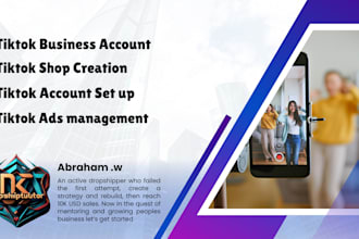 create and setup shopify tiktok ads account for ecommerce stores and non usa