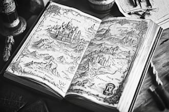 make your fantasy map for rpg, novels and games