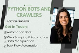 write python bots and crawlers