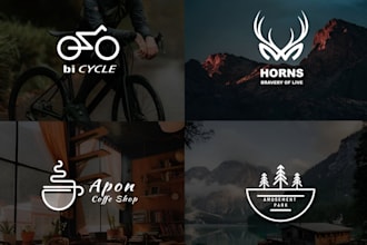 make a modern luxury minimalist business logo design with creative thinking