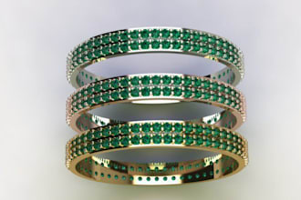 design wide bracelet with enamel,3d pendant, earring,cad design,3dring,3d render
