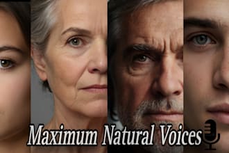 create a real human using ai female and male voices text to speech
