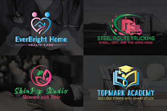 create a highly modern and luxurious premium logo design